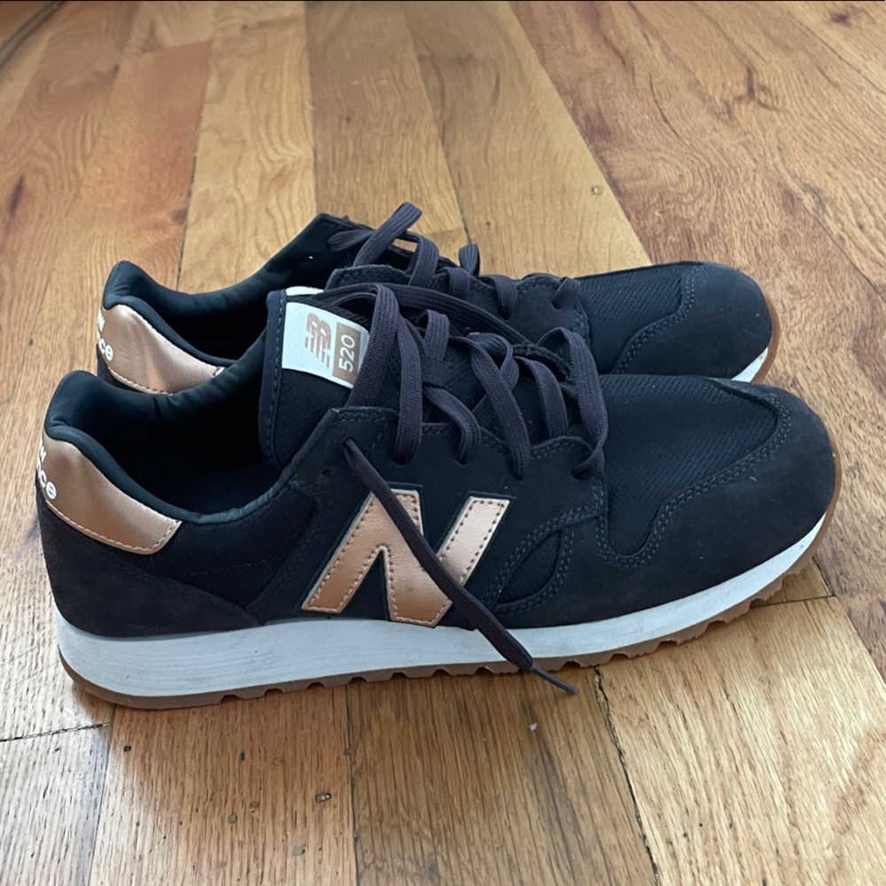New Balance Gray and Bronze 520 Sneakers